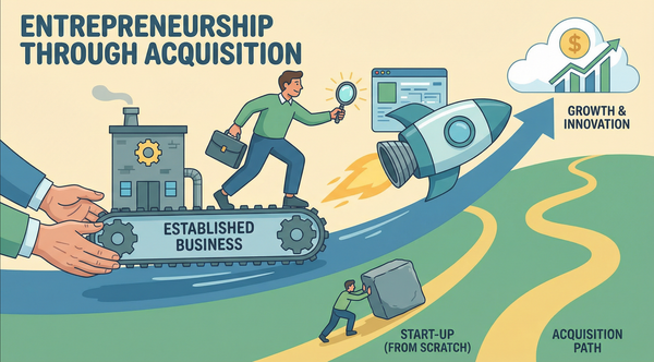 Beyond the Startup: Your Path to Entrepreneurship Through Acquisition